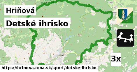 Detské ihrisko, Hriňová