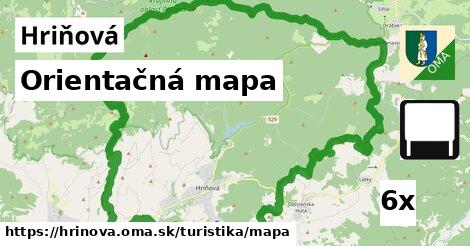 Orientačná mapa, Hriňová