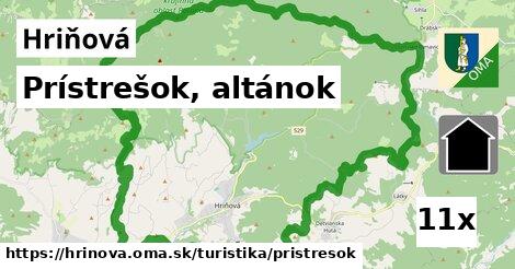 Prístrešok, altánok, Hriňová