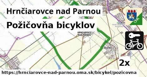 Požičovňa bicyklov, Hrnčiarovce nad Parnou