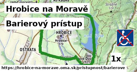 barierový prístup v Hrobice na Moravě