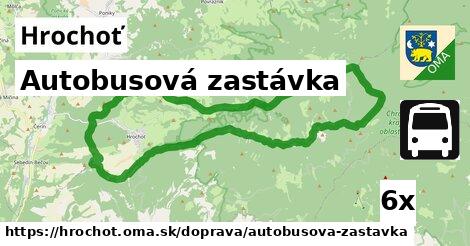 Autobusová zastávka, Hrochoť