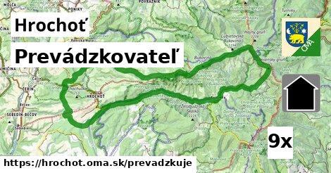 prevádzkovateľ v Hrochoť