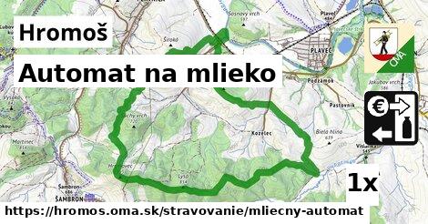 automat na mlieko v Hromoš