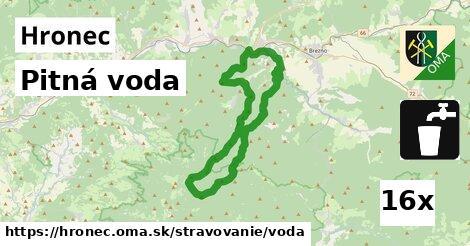 Pitná voda, Hronec