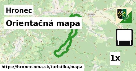 Orientačná mapa, Hronec