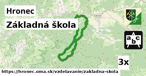 Základná škola, Hronec