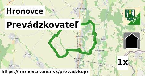 prevádzkovateľ v Hronovce