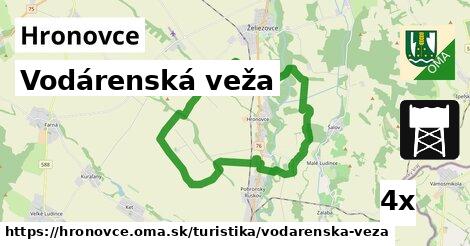 vodárenská veža v Hronovce