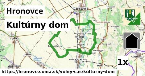 Kultúrny dom, Hronovce