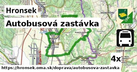 Autobusová zastávka, Hronsek