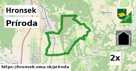 príroda v Hronsek