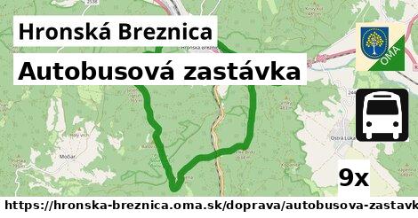 Autobusová zastávka, Hronská Breznica