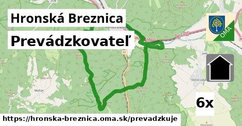 prevádzkovateľ v Hronská Breznica