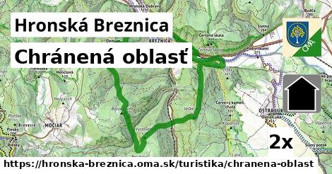 chránená oblasť v Hronská Breznica