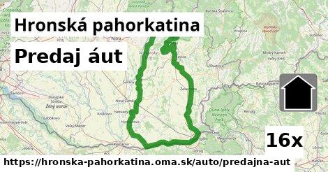 Predaj áut, Hronská pahorkatina