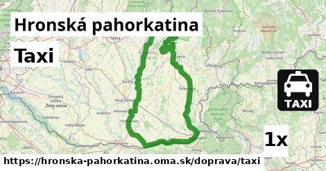 Taxi, Hronská pahorkatina