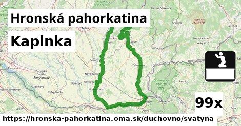 Kaplnka, Hronská pahorkatina