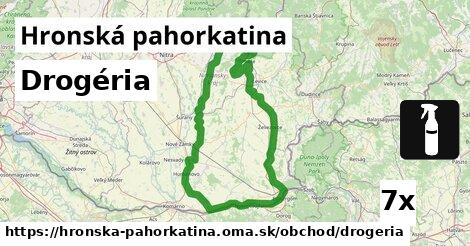 drogéria v Hronská pahorkatina