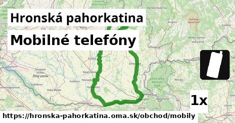 Mobilné telefóny, Hronská pahorkatina