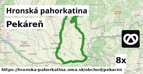 Pekáreň, Hronská pahorkatina