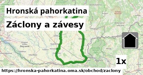 Záclony a závesy, Hronská pahorkatina