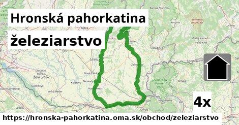 železiarstvo, Hronská pahorkatina