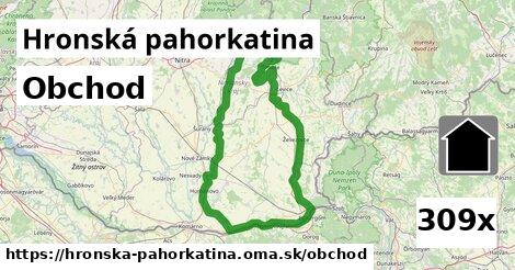 obchod v Hronská pahorkatina