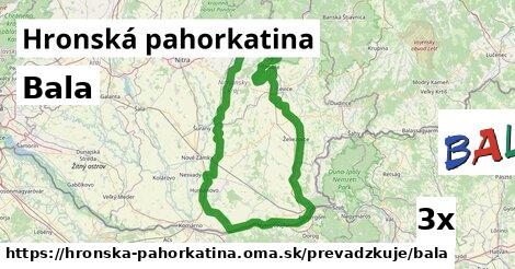 Bala, Hronská pahorkatina