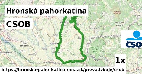 ČSOB v Hronská pahorkatina