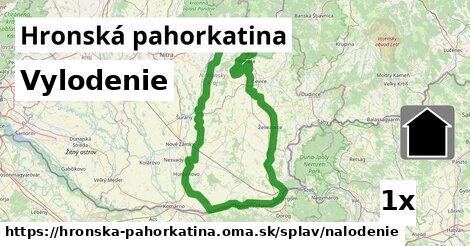 vylodenie v Hronská pahorkatina