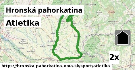 Atletika, Hronská pahorkatina