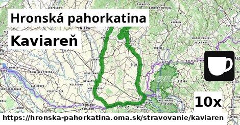 Kaviareň, Hronská pahorkatina