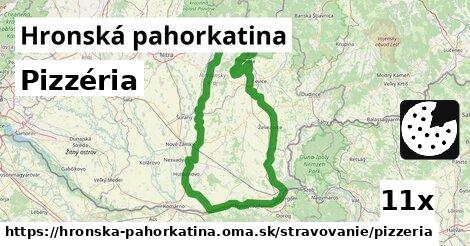 Pizzéria, Hronská pahorkatina