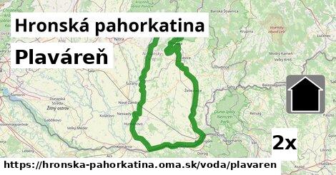 Plaváreň, Hronská pahorkatina