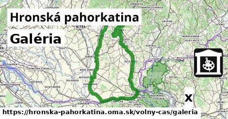 Galéria, Hronská pahorkatina