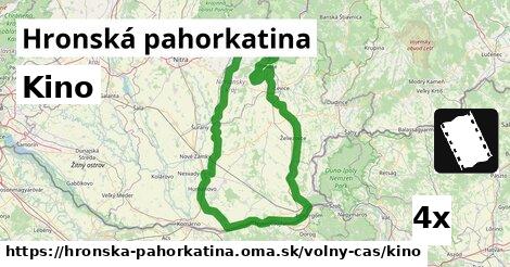 kino v Hronská pahorkatina