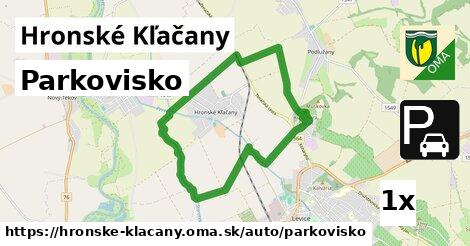 Parkovisko, Hronské Kľačany