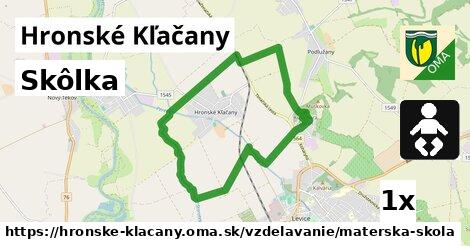 Skôlka, Hronské Kľačany