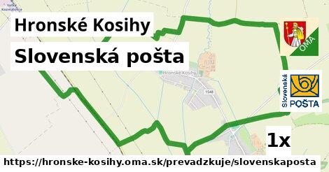 Slovenská pošta, Hronské Kosihy