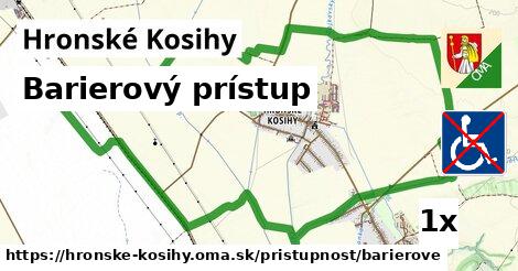 Barierový prístup, Hronské Kosihy