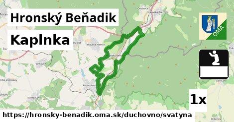 Kaplnka, Hronský Beňadik