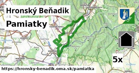 pamiatky v Hronský Beňadik