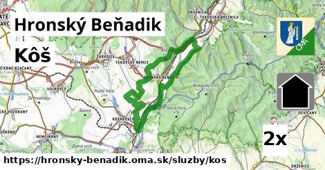 kôš v Hronský Beňadik