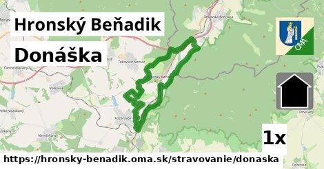 Donáška, Hronský Beňadik