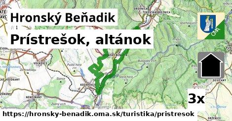 Prístrešok, altánok, Hronský Beňadik