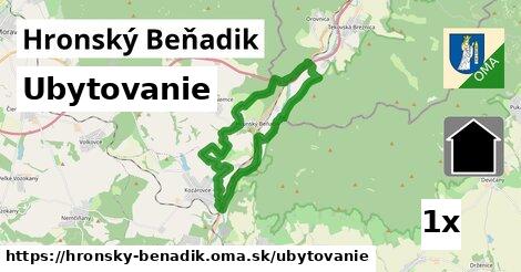 ubytovanie v Hronský Beňadik