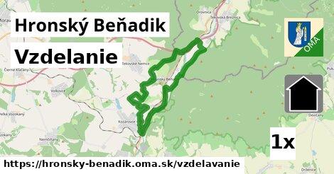 vzdelanie v Hronský Beňadik