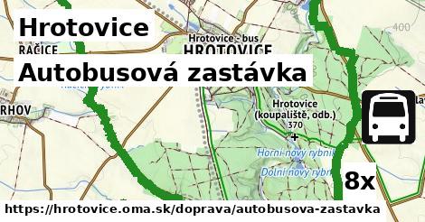 Autobusová zastávka, Hrotovice