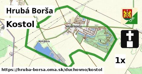 Kostol, Hrubá Borša